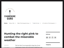 Tablet Screenshot of champagneguru.co.uk